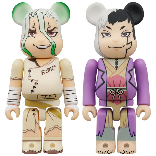 BE@RBRICK 石上战空 & 朝雾元 2 件套
