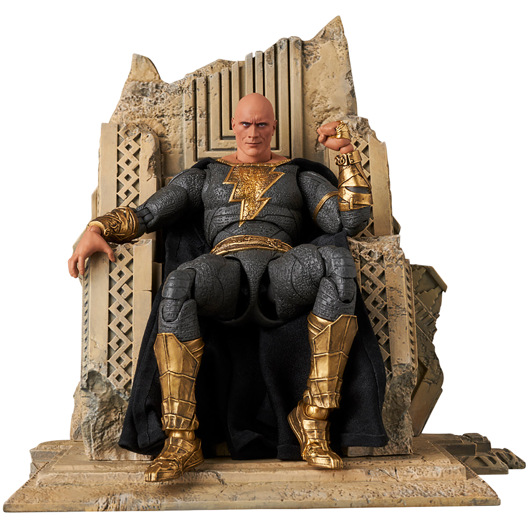 MAFEX BLACK ADAM (GOLD SUIT)
