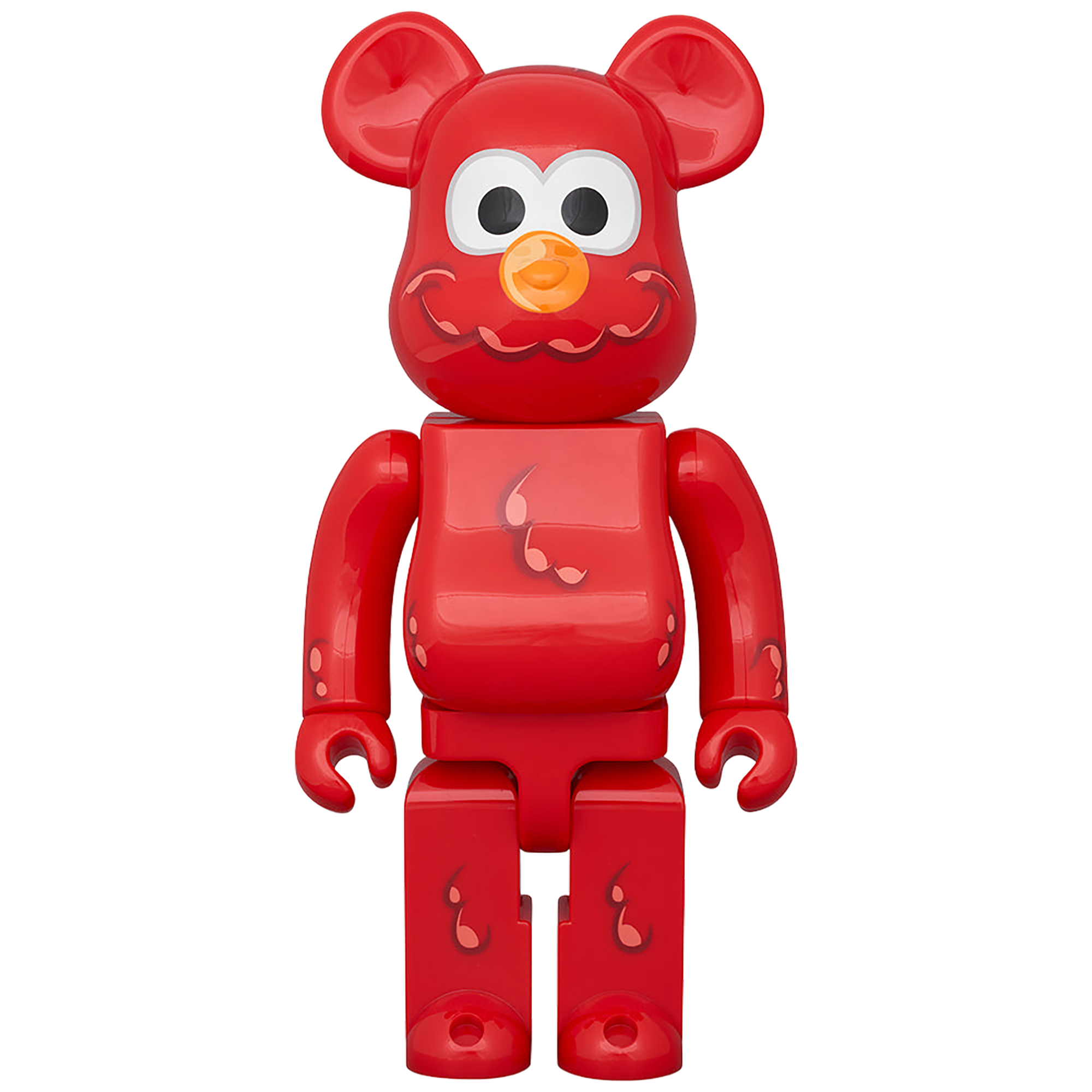 BE@RBRICK COIN PARKING DELIVERY × SESAME STREET ELMO (CPD Ver.) & 白井さん (SESAME STREET Ver.) 100％ & 400％（4体セット）