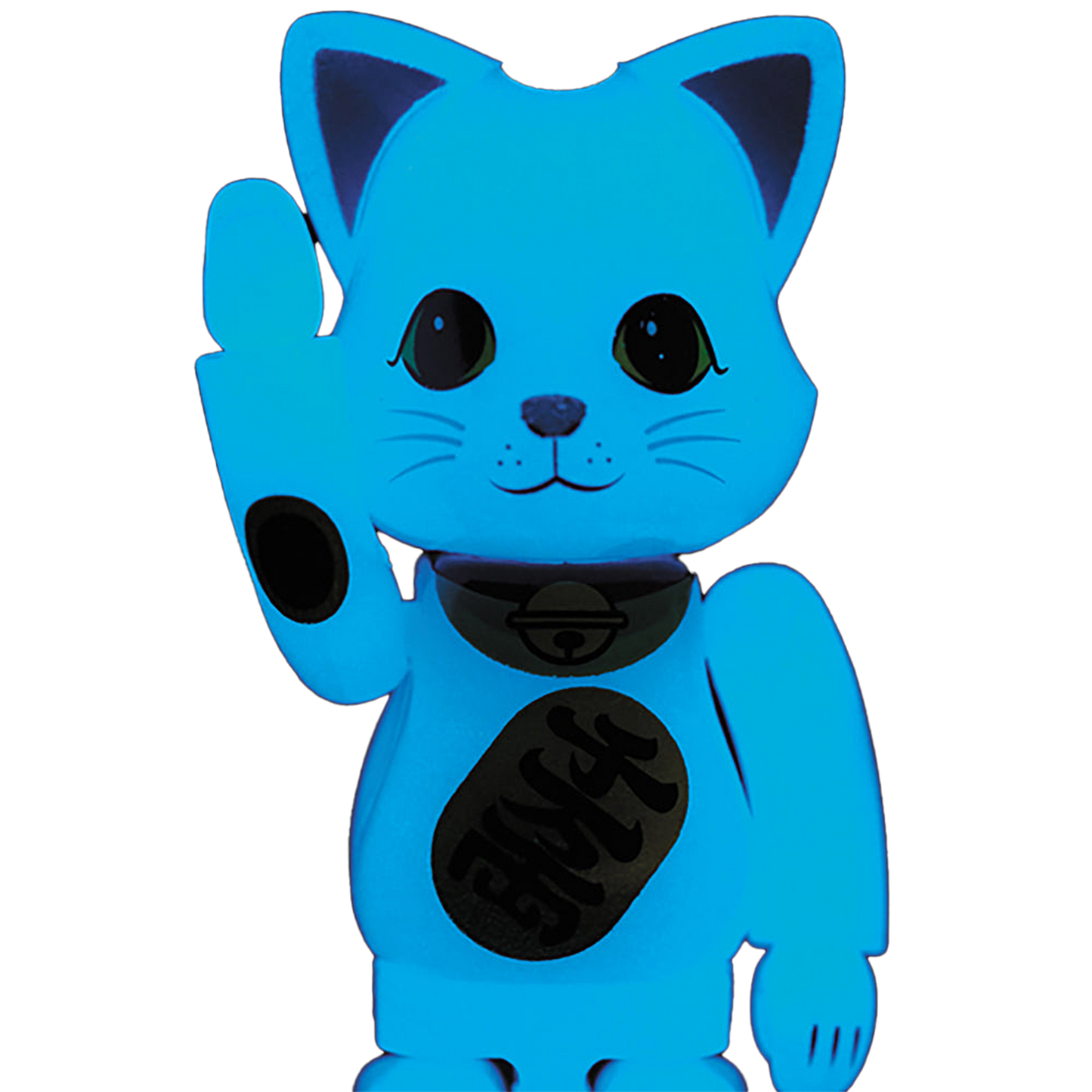 NY@BRICK 招き猫 青蓄光 100％