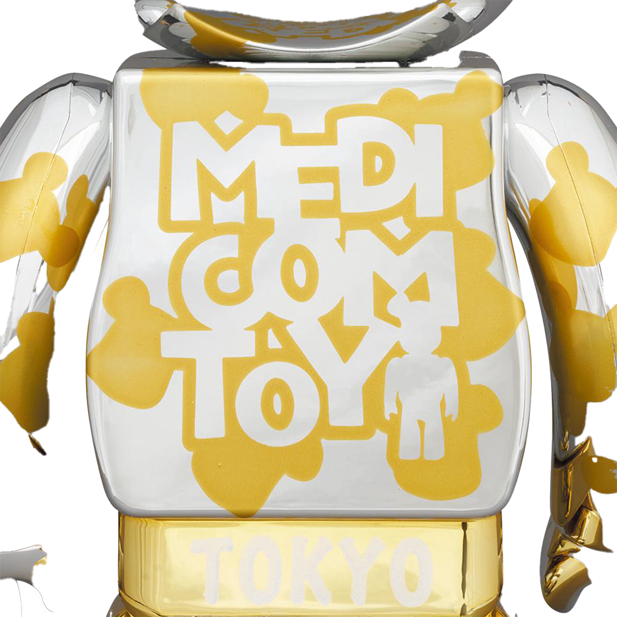BE@RBRICK Happy Tokyo Silver Plated 100％ & 400％