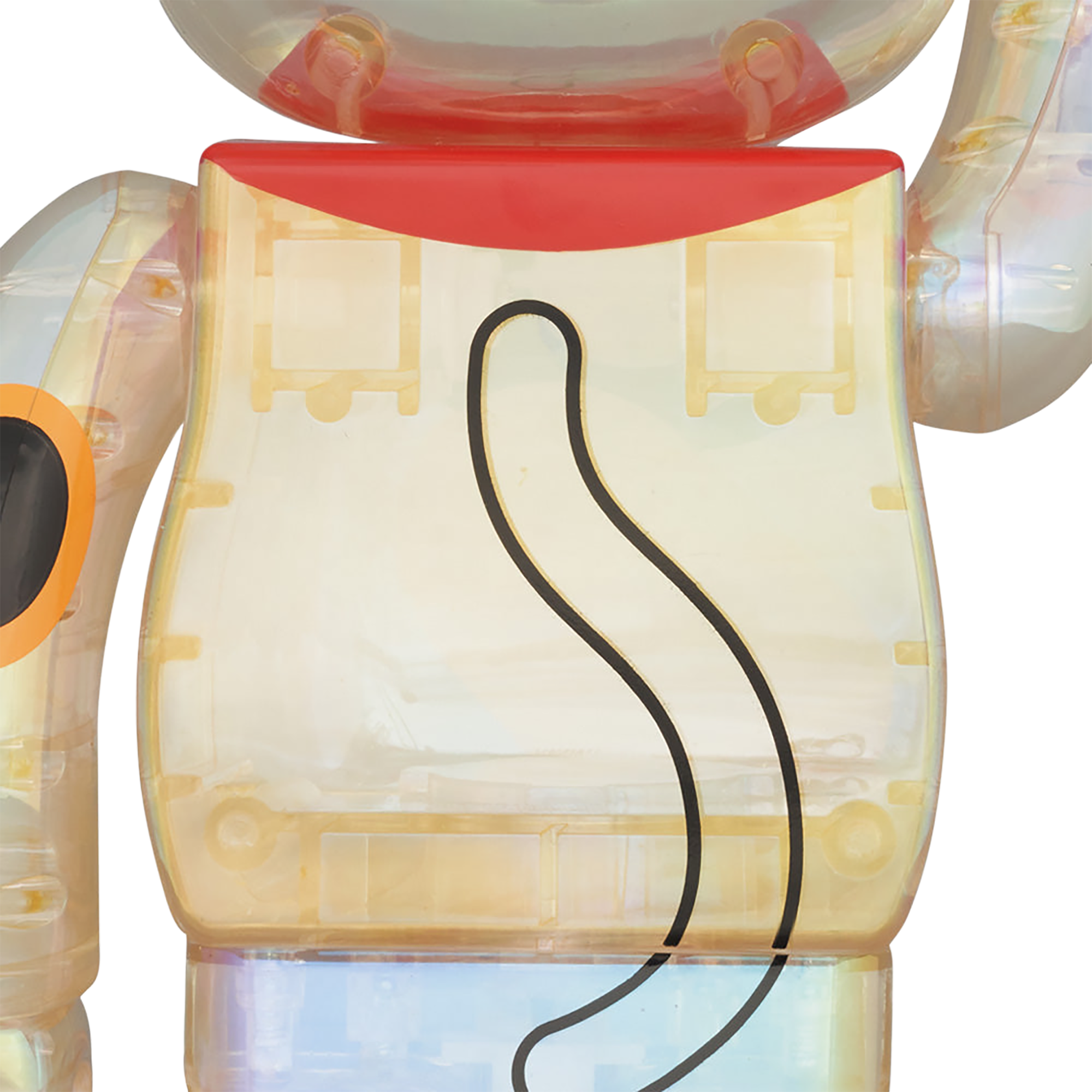 BE@RBRICK Maneki Neko transparent plating 100％ & 400％