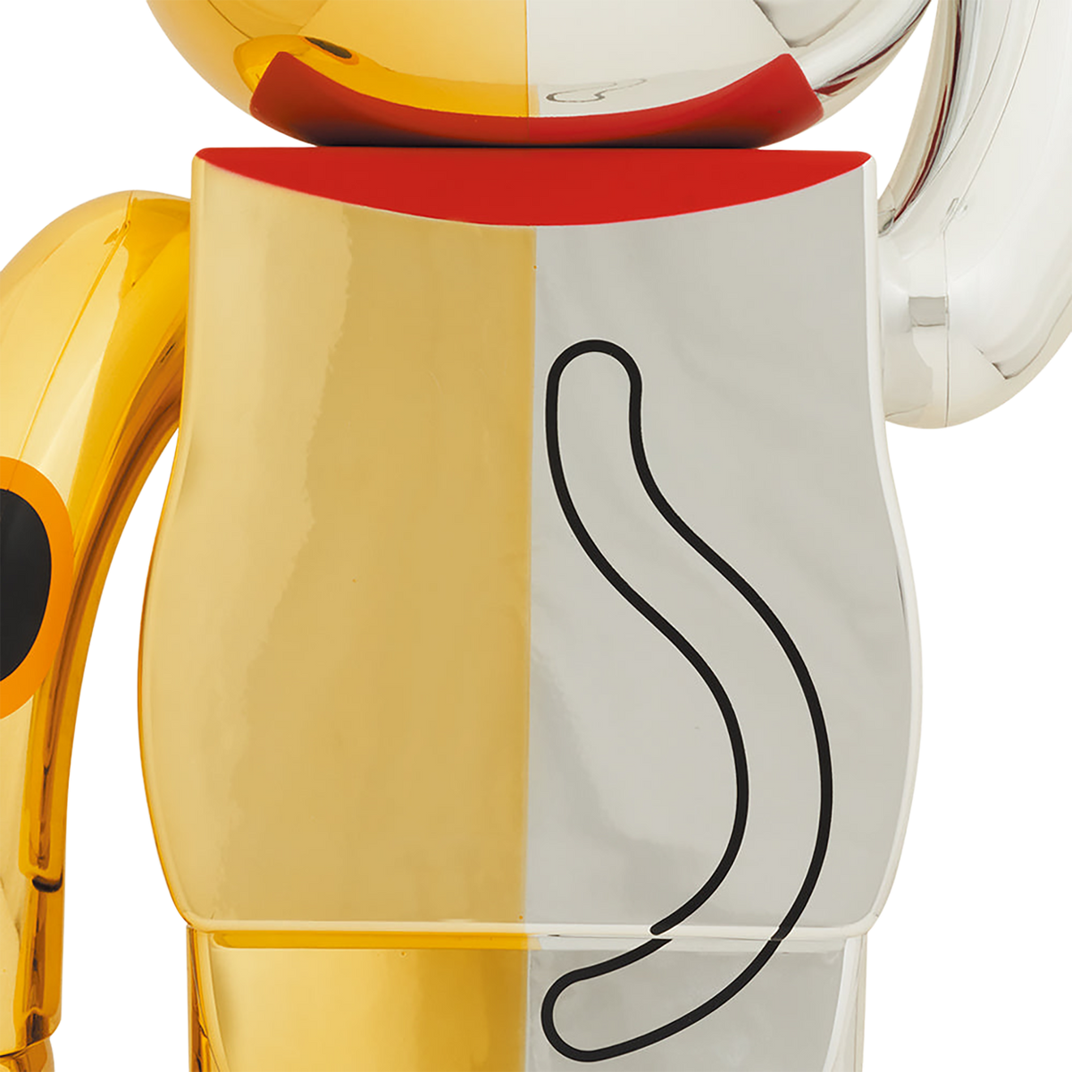 BE@RBRICK Maneki Neko Good Luck Silver x Ten Million Ryo Gold 1000%