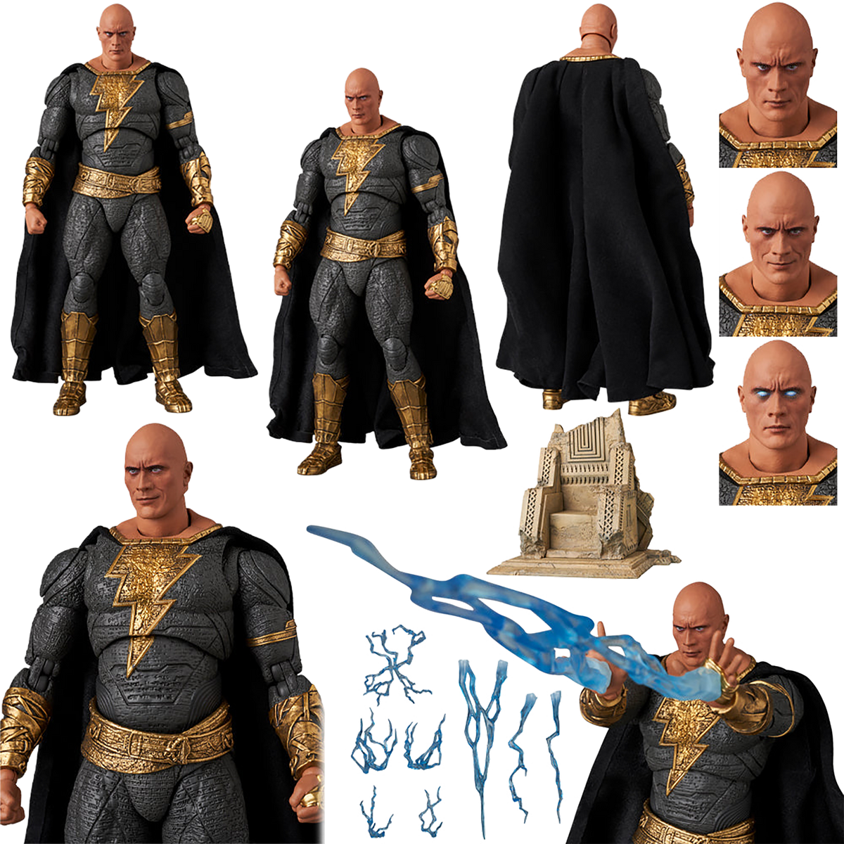 MAFEX BLACK ADAM (GOLD SUIT)
