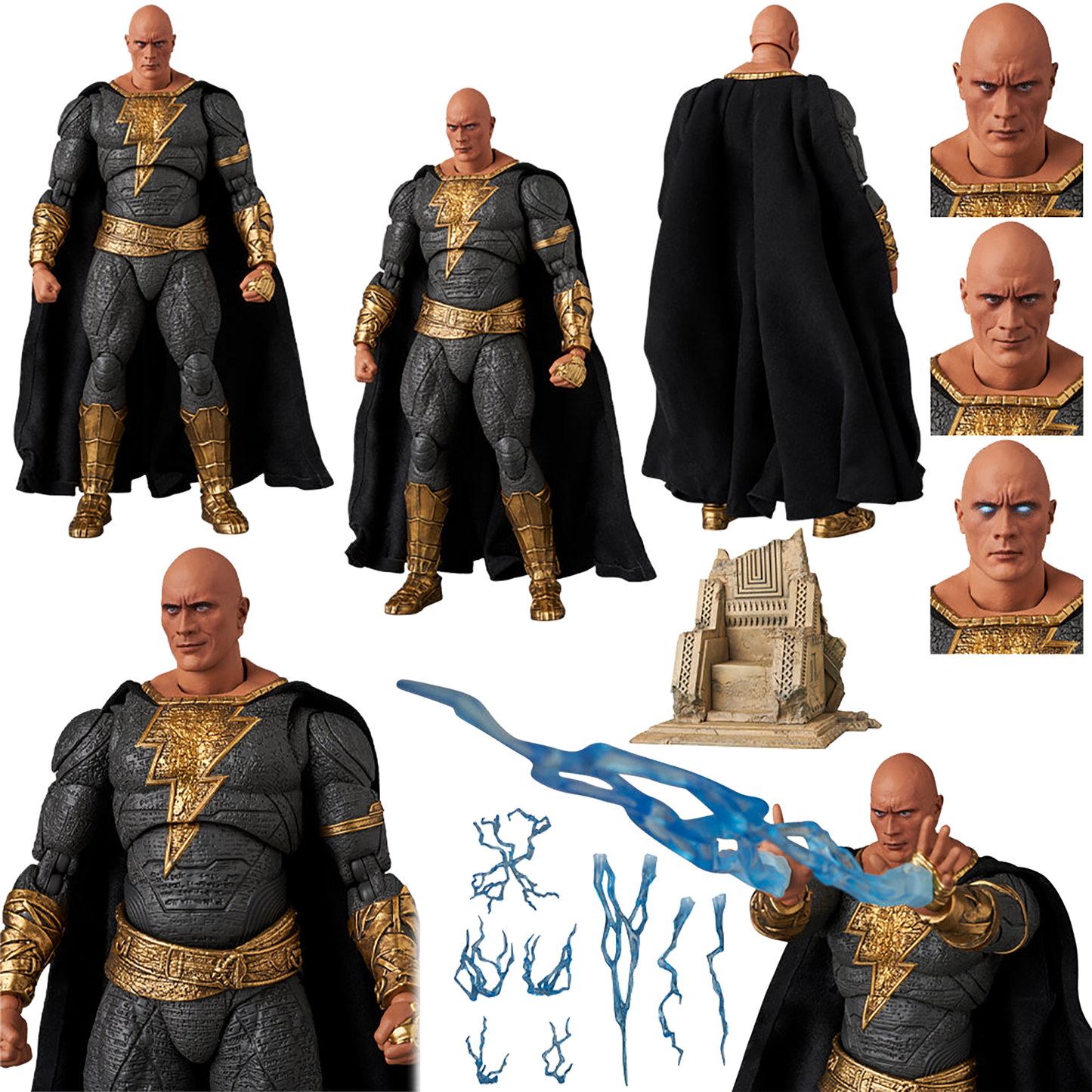 MAFEX BLACK ADAM (GOLD SUIT)
