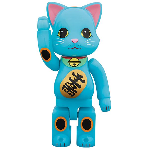 NY@BRICK 招き猫 青蓄光 400％ | MEDICOM TOY OFFICIAL STORE