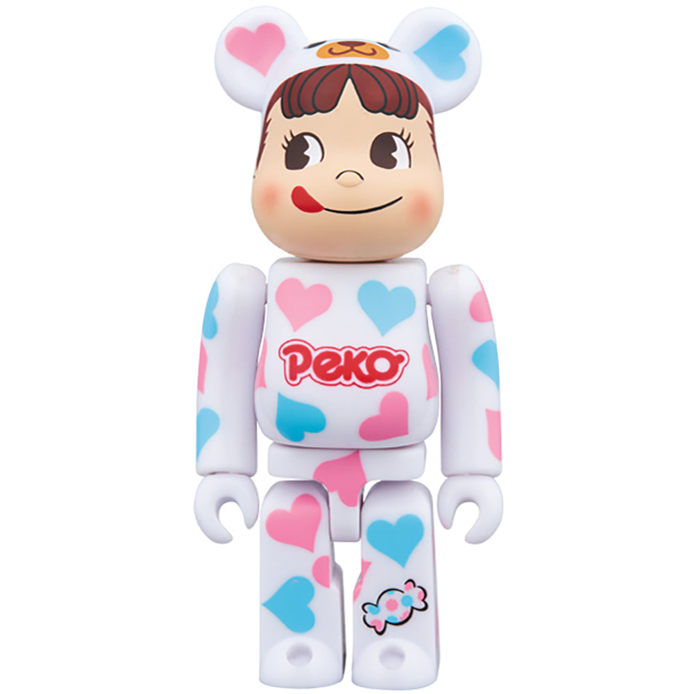 BE@RBRICK 着ぐるみ ペコちゃん ハート 100％ & 400％_1