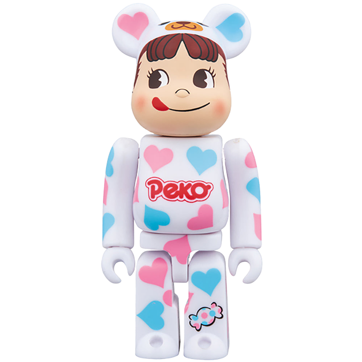 BE@RBRICK 着ぐるみ ペコちゃん ハート 100％ & 400％