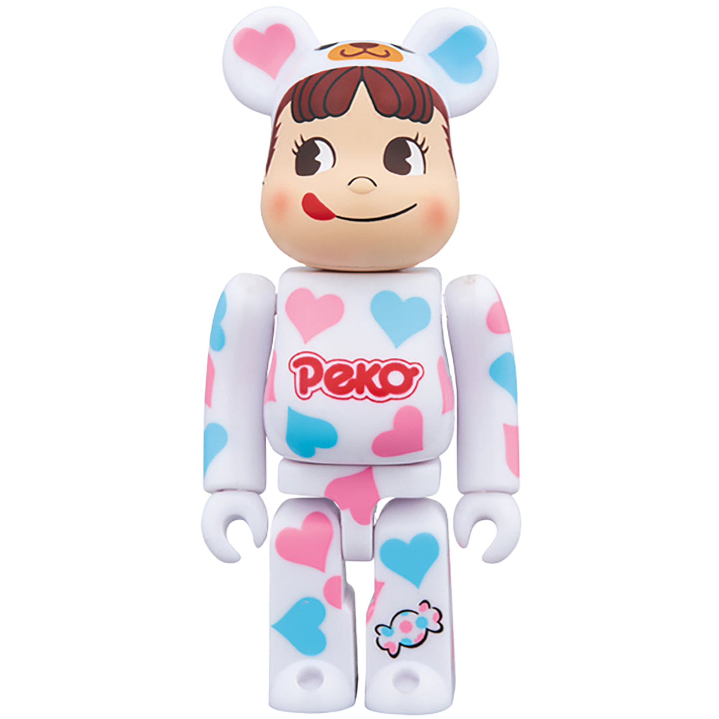 BE@RBRICK 着ぐるみ ペコちゃん ハート 100％ & 400％