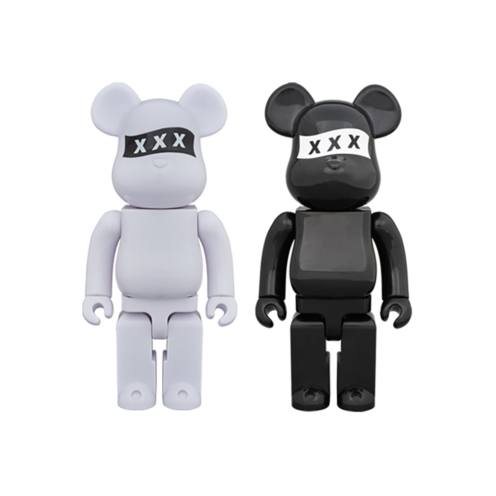 BE@RBRICK GOD SELECTION XXX 400％ WHITE/BLACK_0
