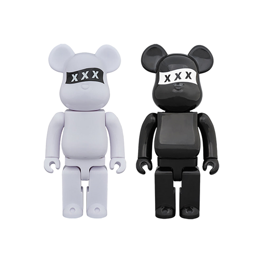 BE@RBRICK GOD SELECTION XXX 400％ WHITE/BLACK