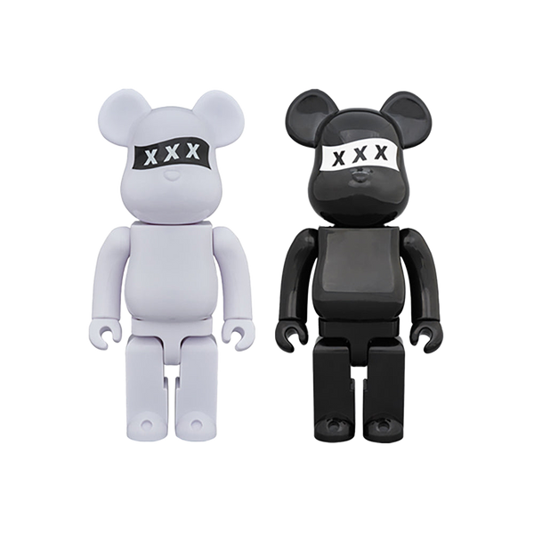 BE@RBRICK GOD SELECTION XXX 400％ WHITE/BLACK | MEDICOM TOY