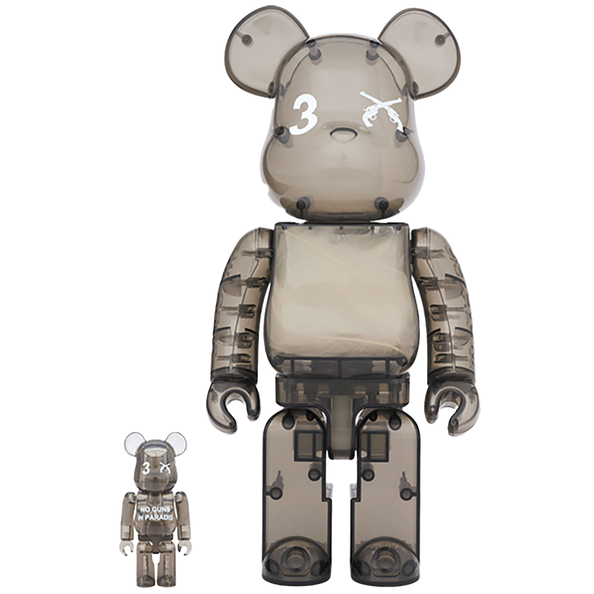 BE@RBRICK 3.PARADIS × roarguns 100％ ＆ 400％