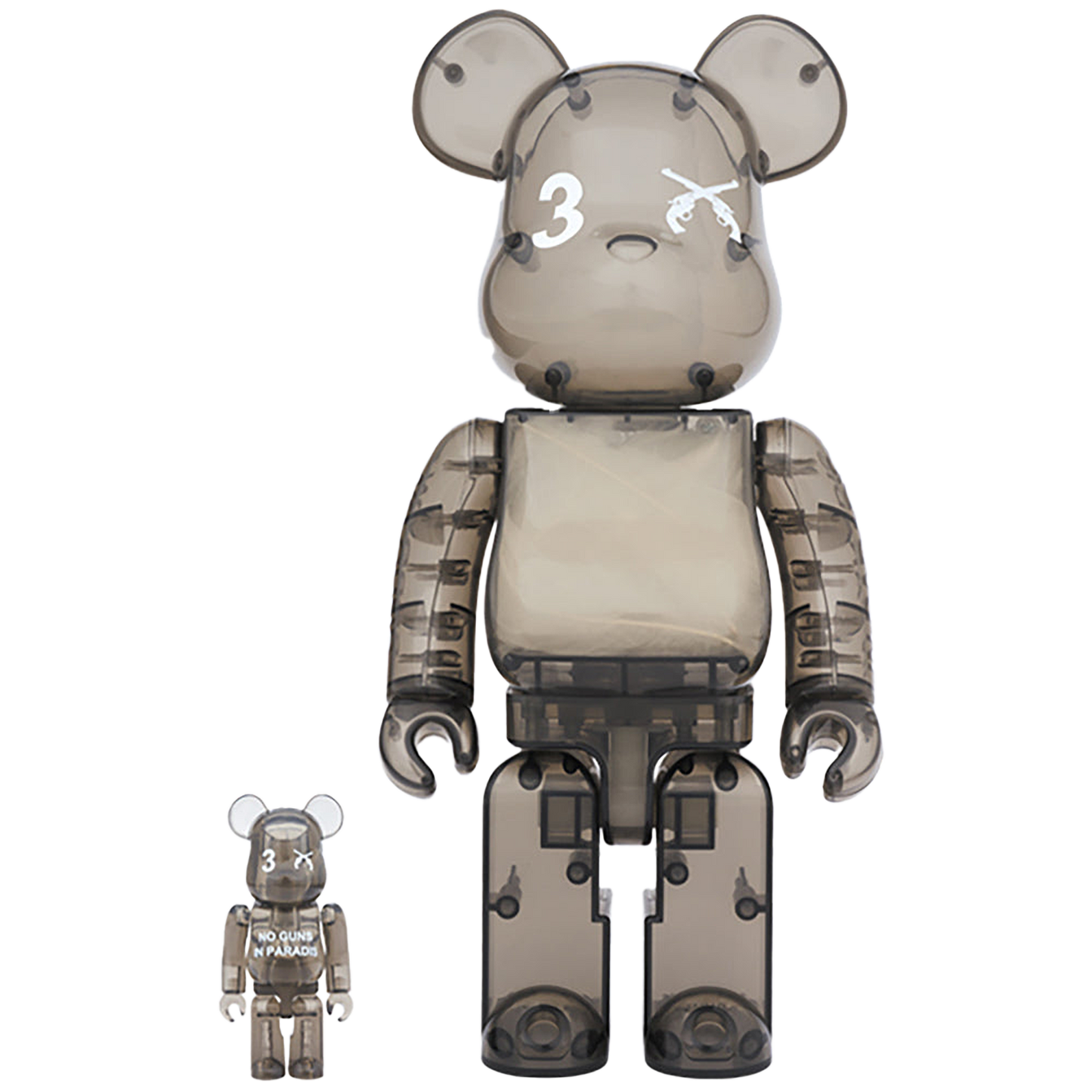 BE@RBRICK 3.PARADIS × roarguns 100％ ＆ 400％