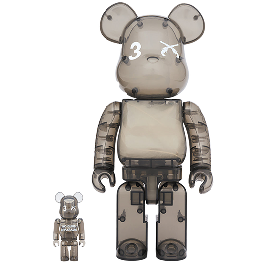 BE@RBRICK 3.PARADIS × roarguns 100％ ＆ 400％