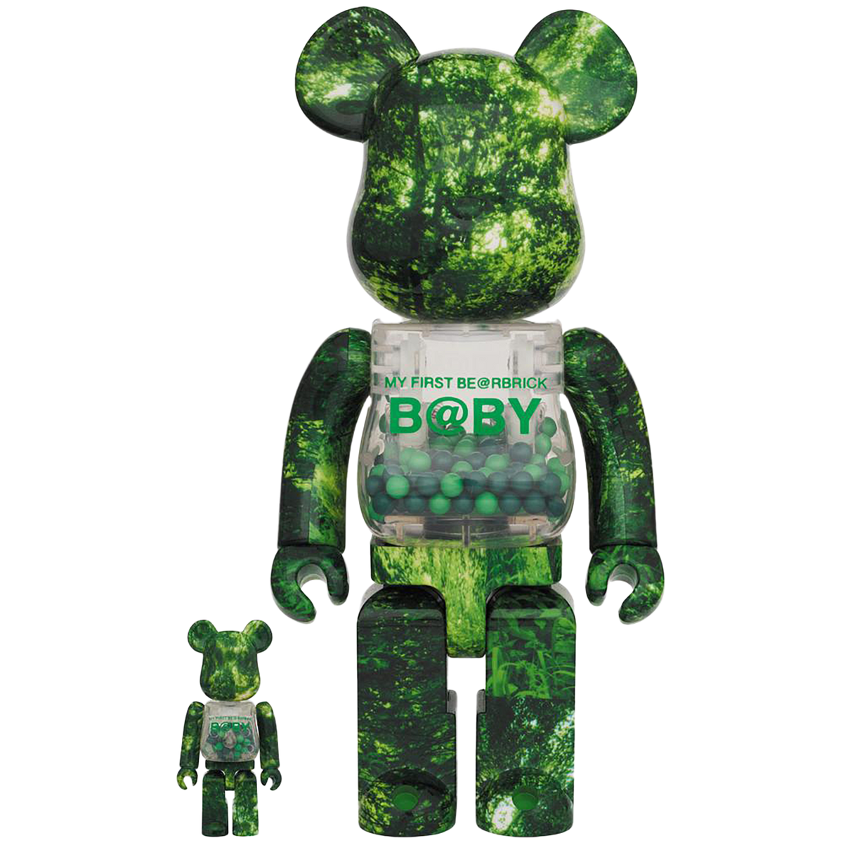 MY FIRST BE@RBRICK FOREST GREEN Ver. 100% & 400%