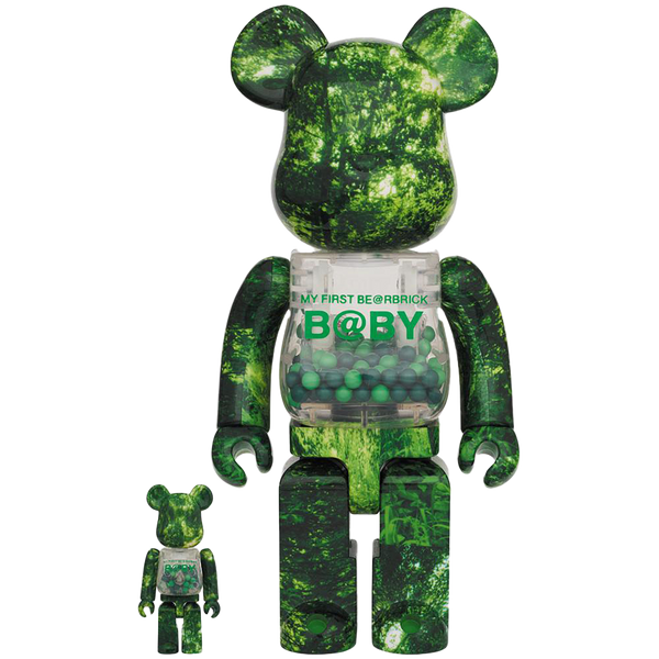 MY FIRST BE@RBRICK FOREST GREEN Ver. 100％ & 400％ | MEDICOM TOY
