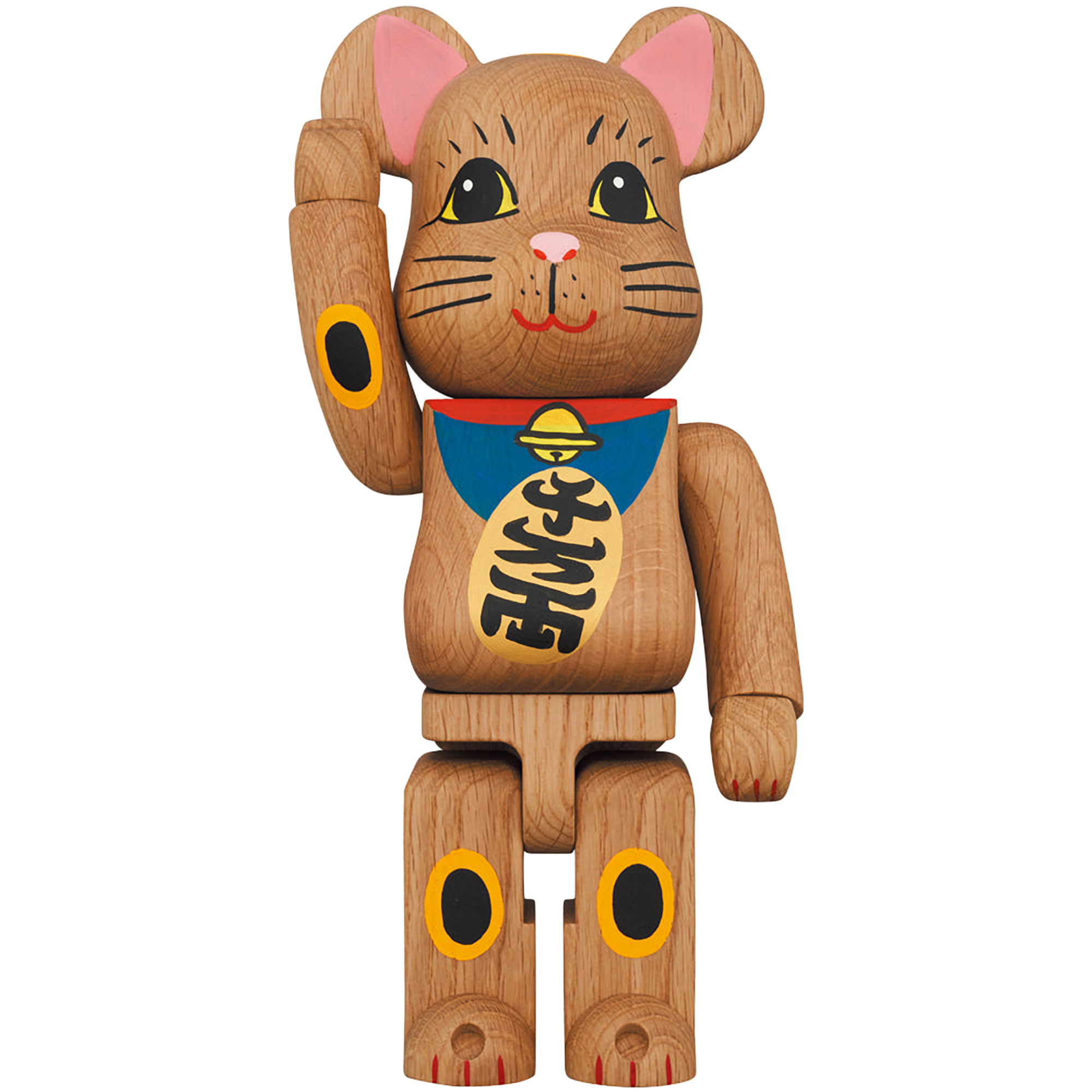BE@RBRICK KARIMOKU Maneki Neko 1 Blue 400％