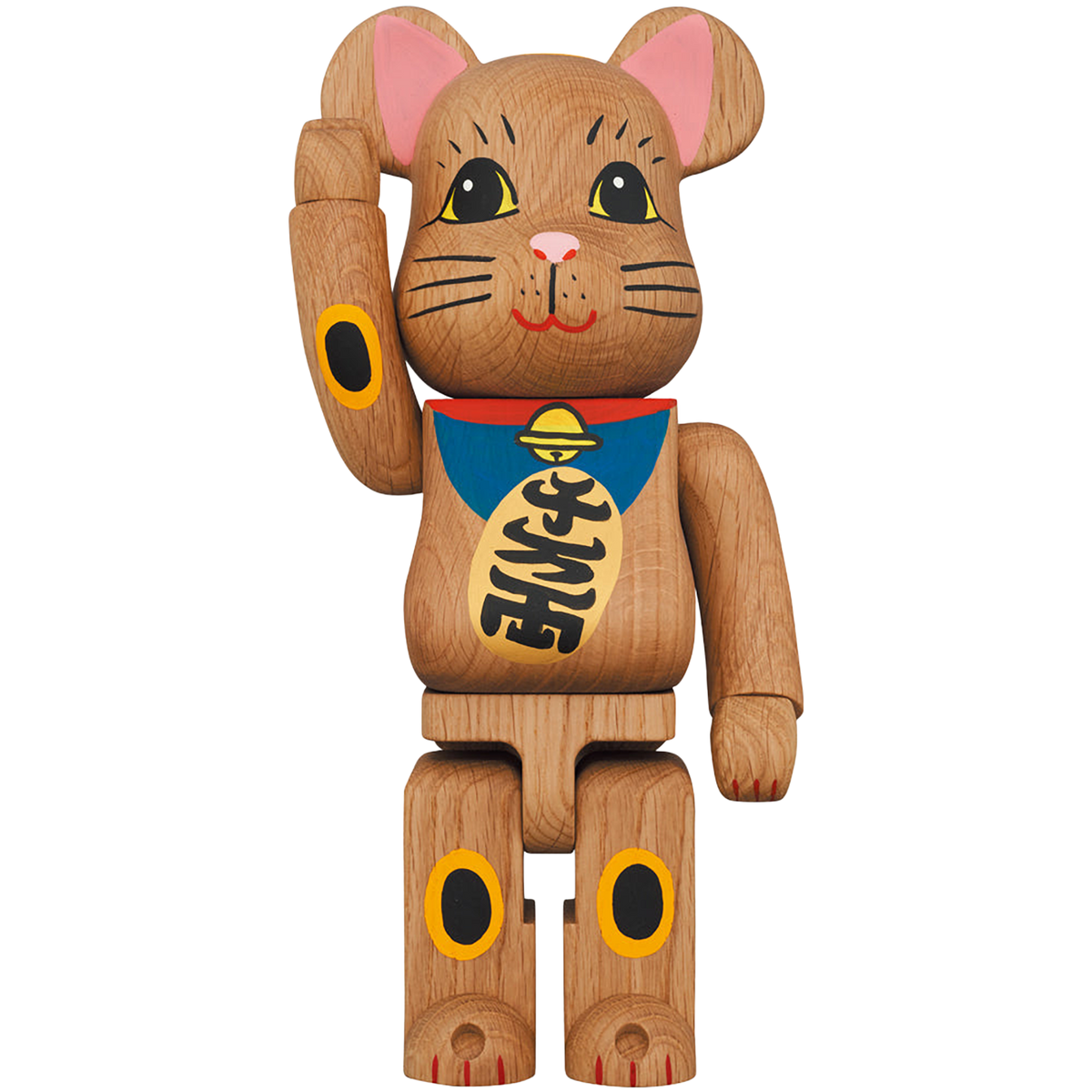BE@RBRICK KARIMOKU Maneki Neko 1 Blue 400％