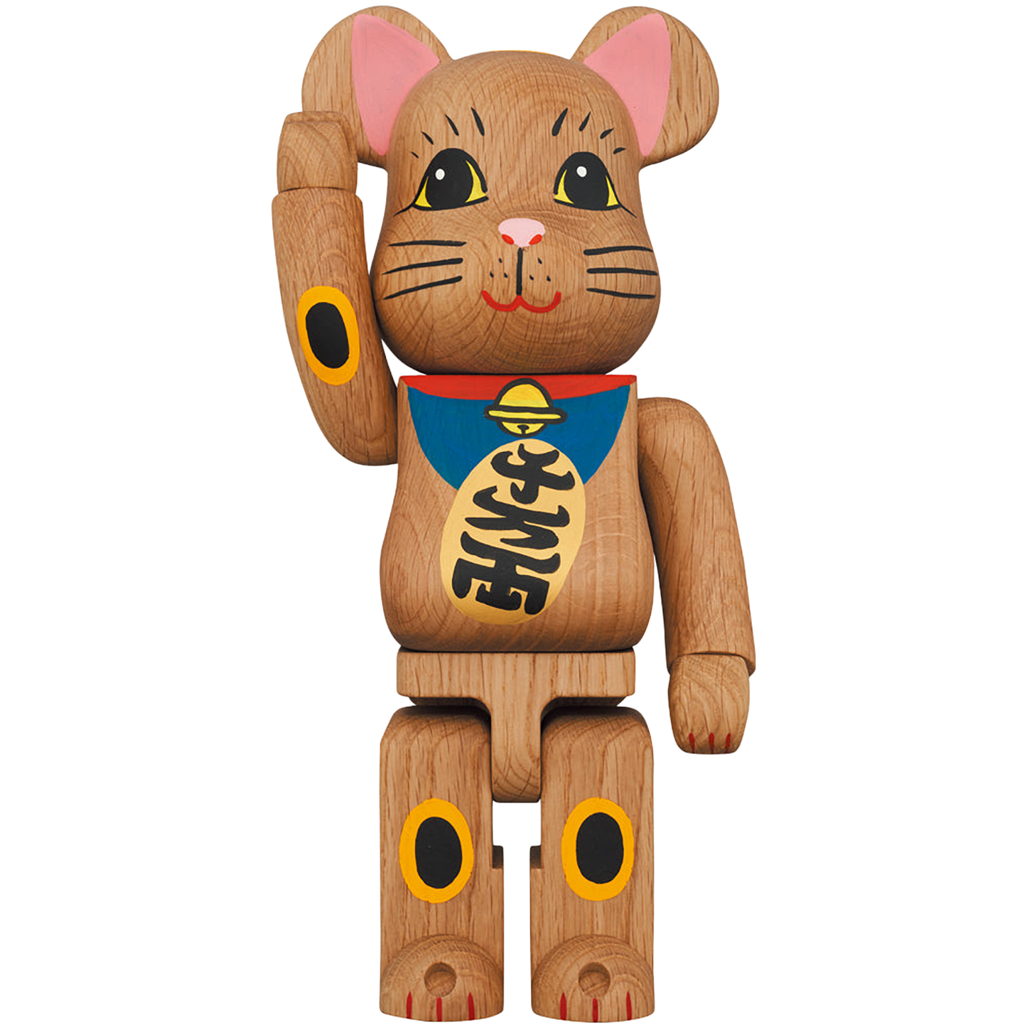 BE@RBRICK KARIMOKU Maneki Neko 1 Blue 400％