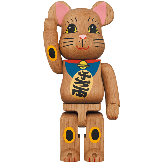 BE@RBRICK Karimoku 招财猫 1 蓝色 400%