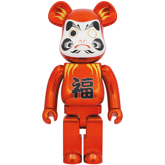BE@RBRICK Daruma Red Plating 1000%