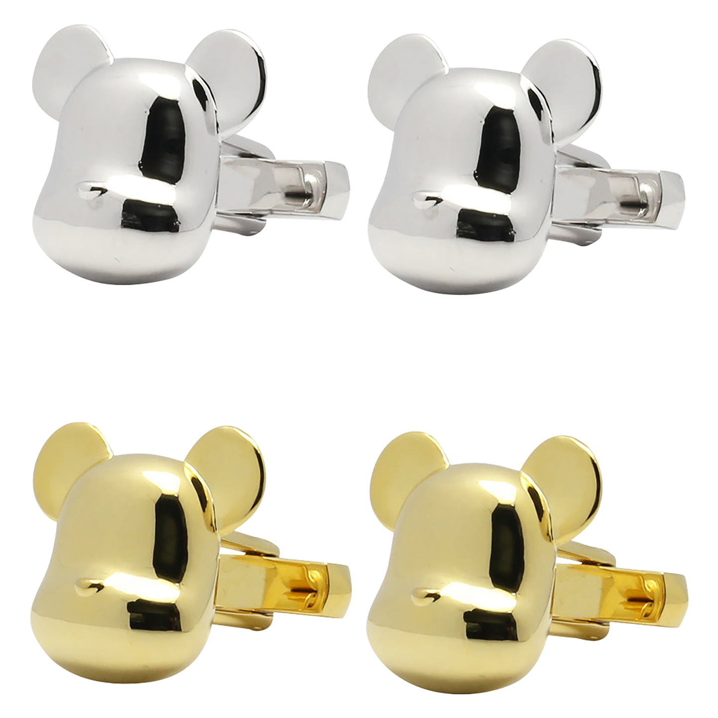 JAM HOME MADE BE@RBRICK FACE CUFFLINKS