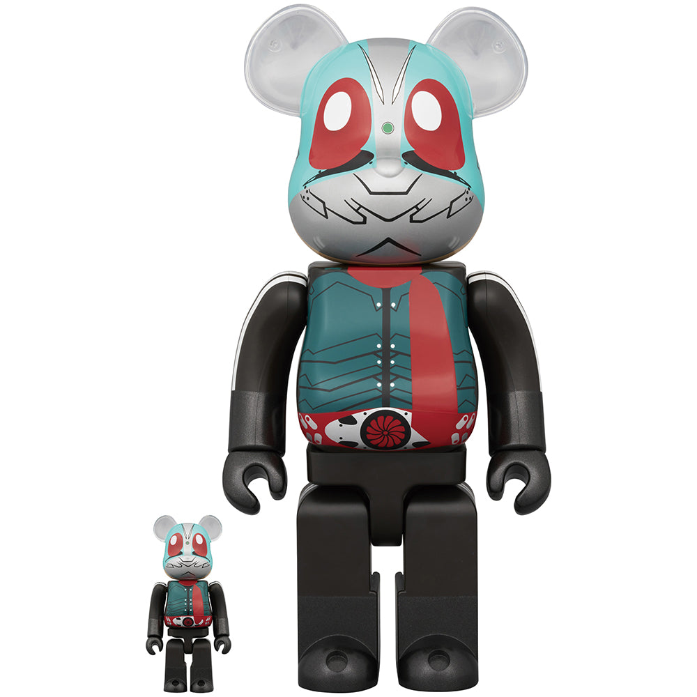 BE@RBRICK Kamen Rider No. 2+1 100% & 400%