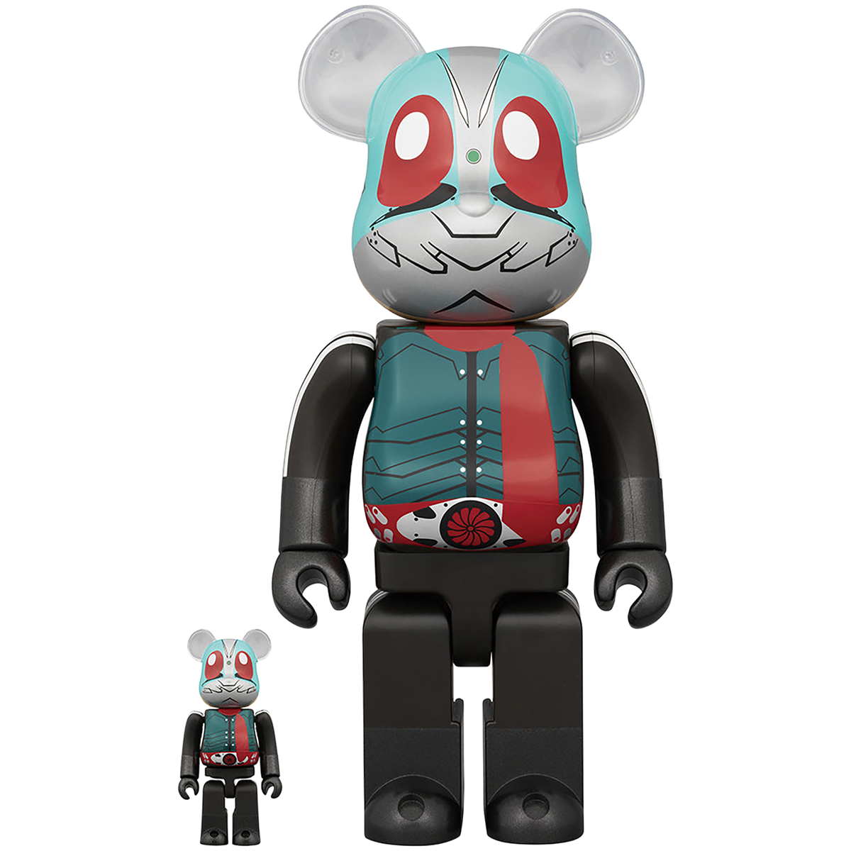 BE@RBRICK Kamen Rider No. 2+1 100% & 400%
