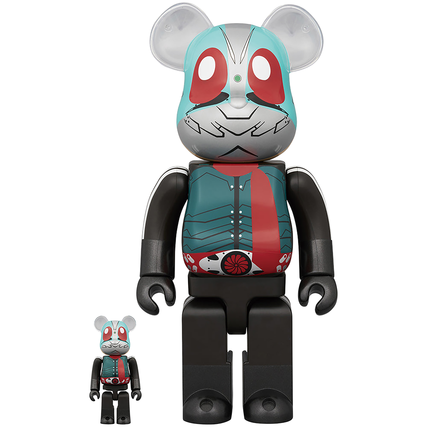 BE@RBRICK Kamen Rider No. 2+1 100% & 400%