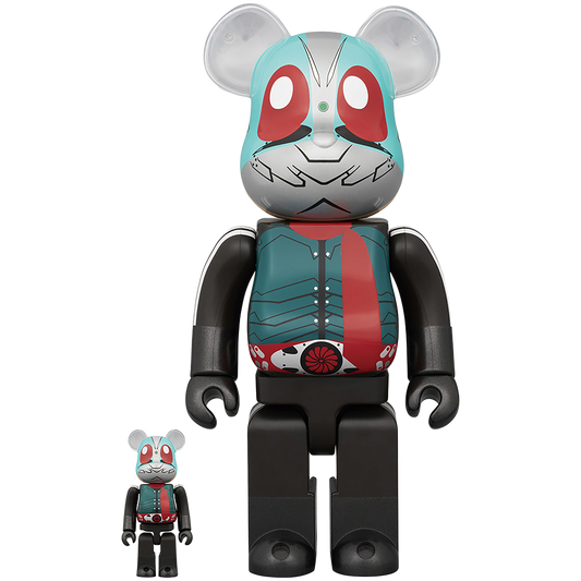 BE@RBRICK Kamen Rider No. 2+1 100% & 400%