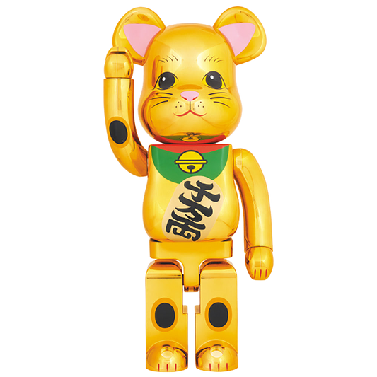 BE@RBRICK 招き猫 金メッキ 1000％