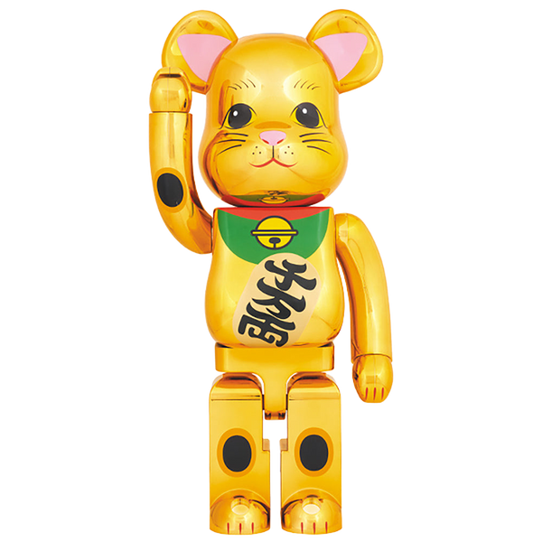 BE@RBRICK 招き猫 金メッキ 発光 1000％ ベアブリック BE@RBRICK 招き猫 金メッキ 1000％ | MEDICOM TOY OFFICIAL STORE