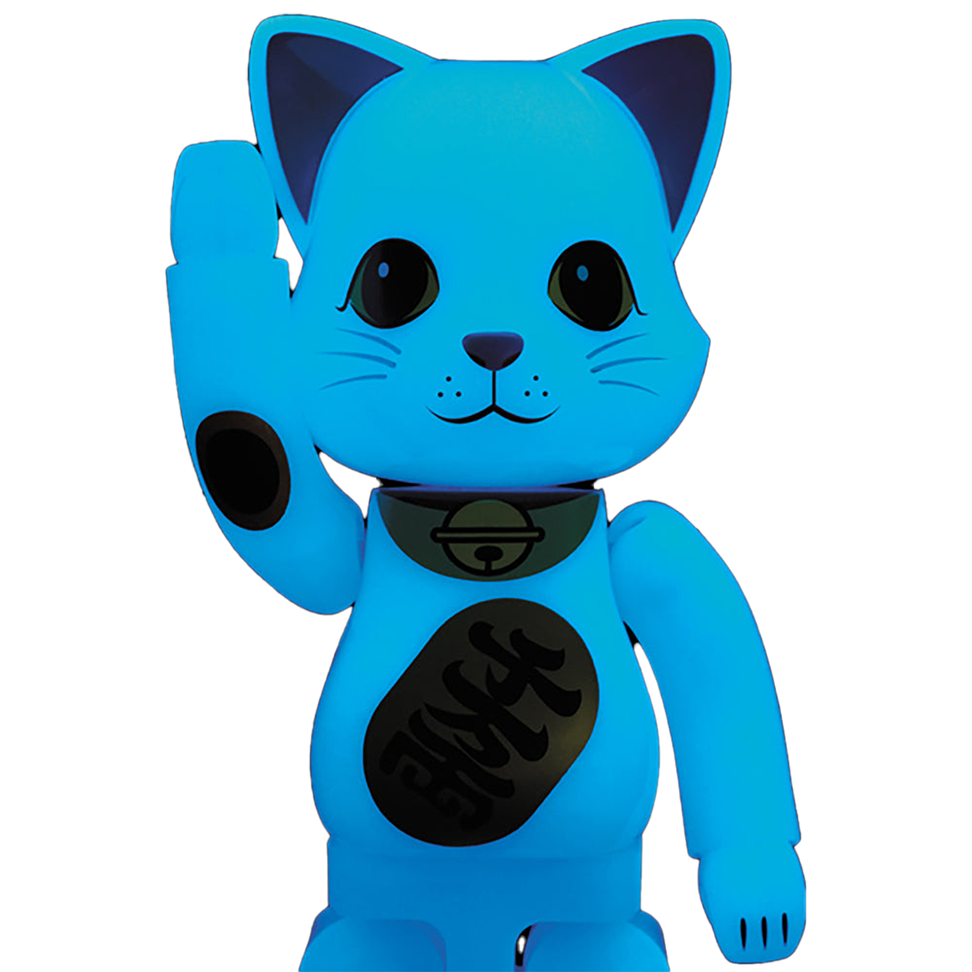 NY@BRICK 招き猫 青蓄光 400％