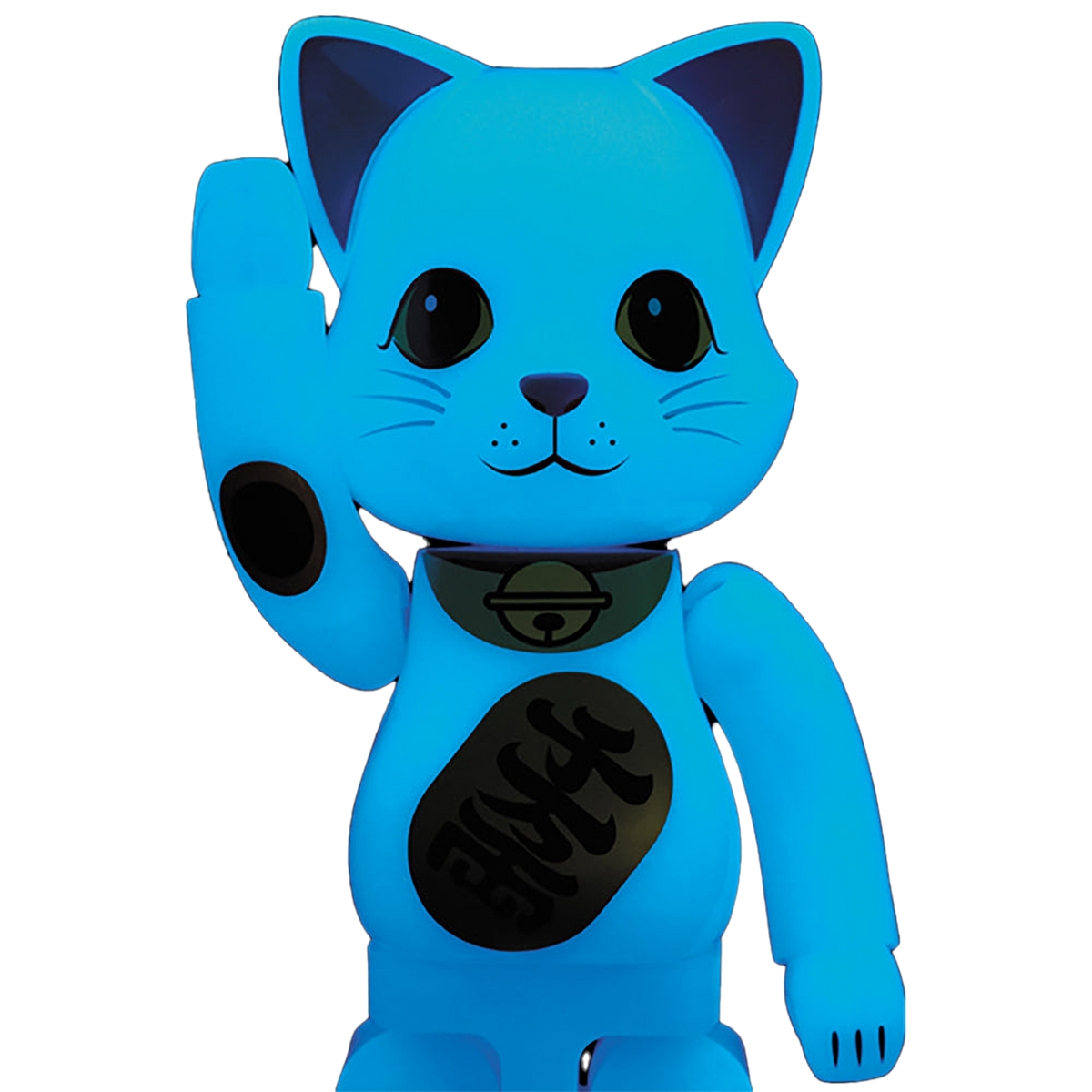 NY@BRICK 招き猫 青蓄光 400％
