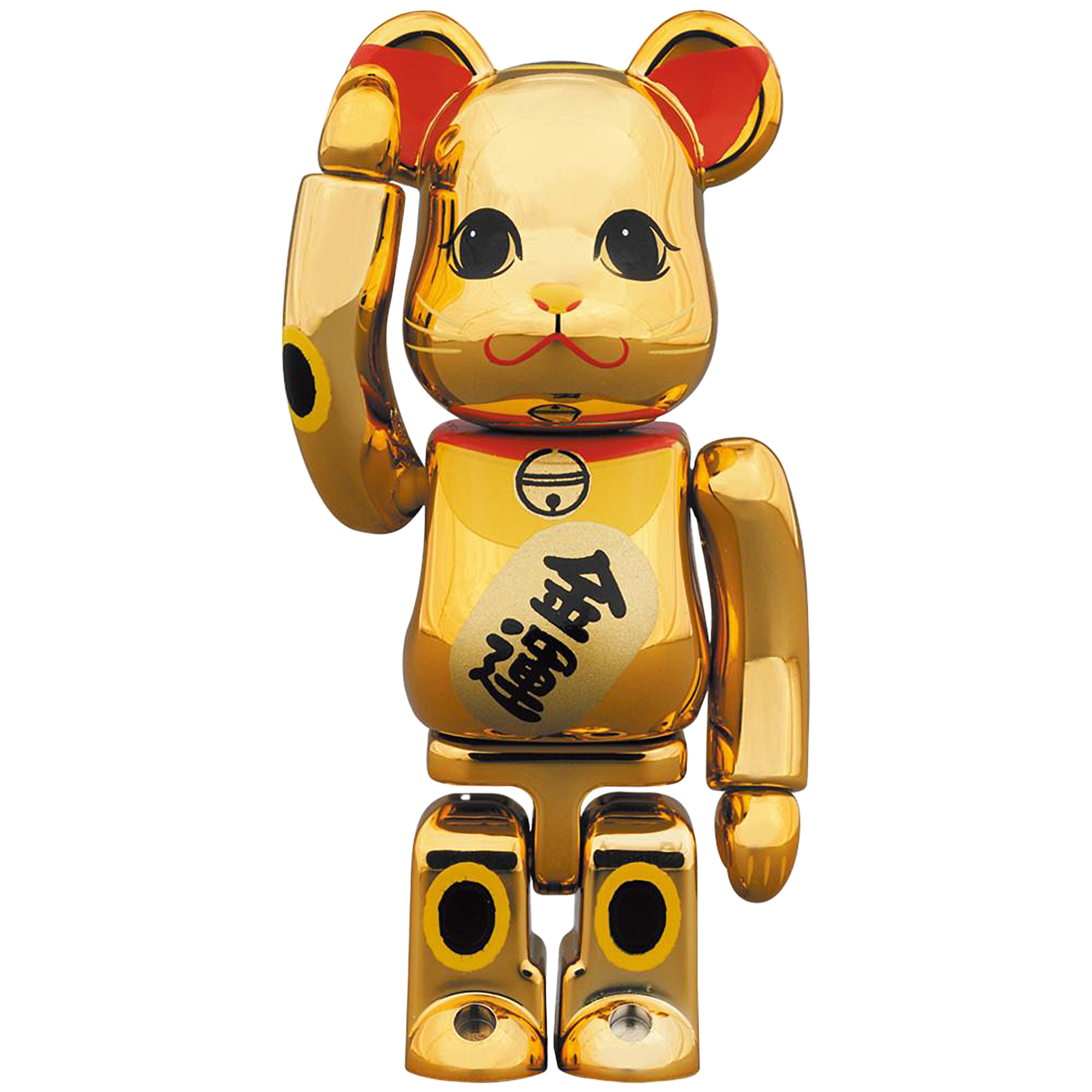 BE@RBRICK Maneki Neko Gold Luck Gold Plated 3 100% 