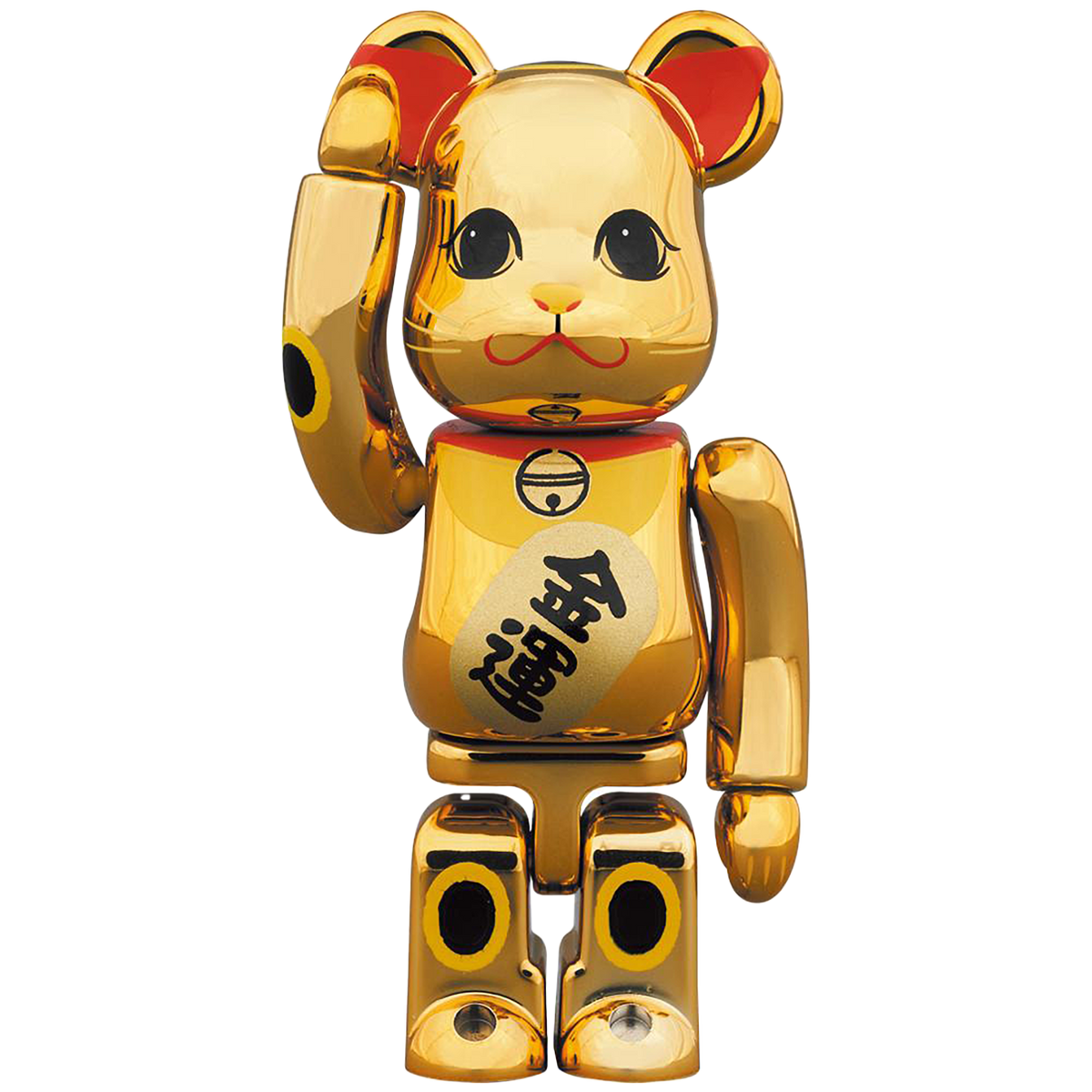 BE@RBRICK Maneki Neko Gold Luck Gold Plated 3 100% 