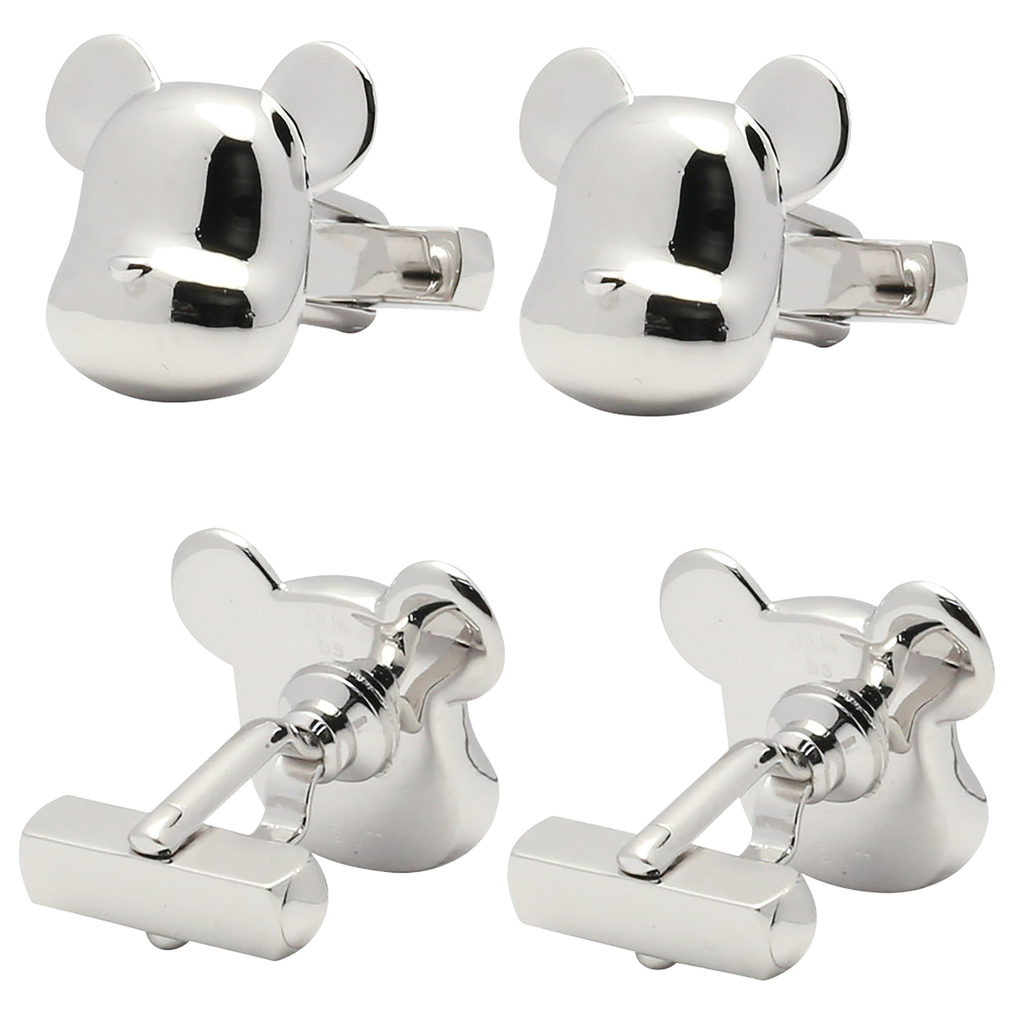 JAM HOME MADE BE@RBRICK FACE CUFFLINKS