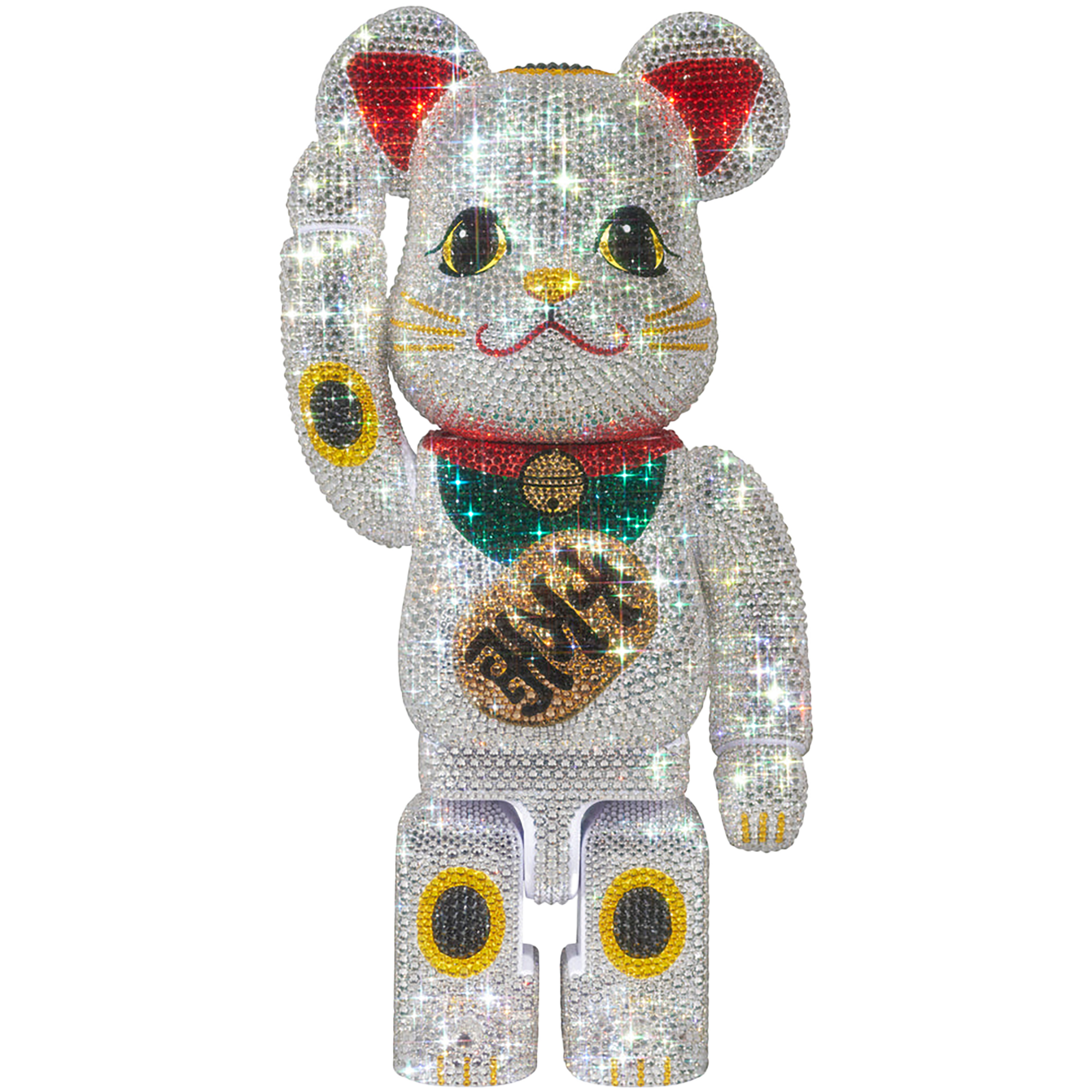 BE@RBRICK CRYSTAL DECORATE Manekineko Million Ryo 400％