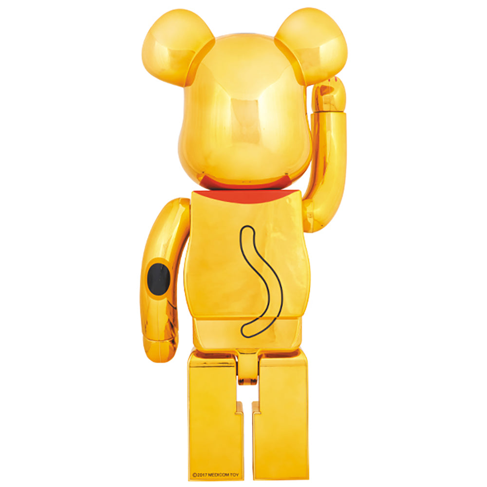 BE@RBRICK 招き猫 金メッキ 1000％_1