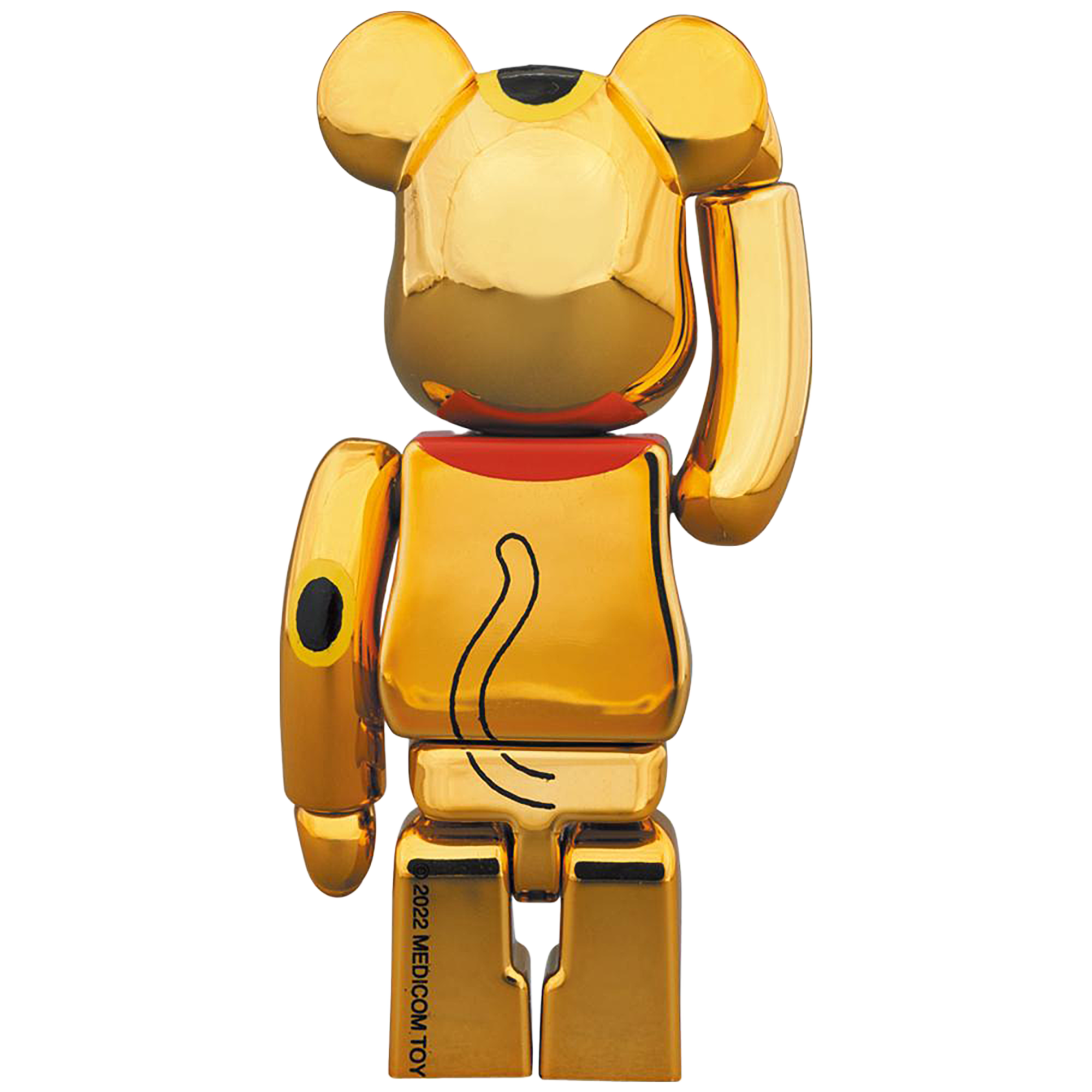 BE@RBRICK Maneki Neko Gold Luck Gold Plated 3 100% 