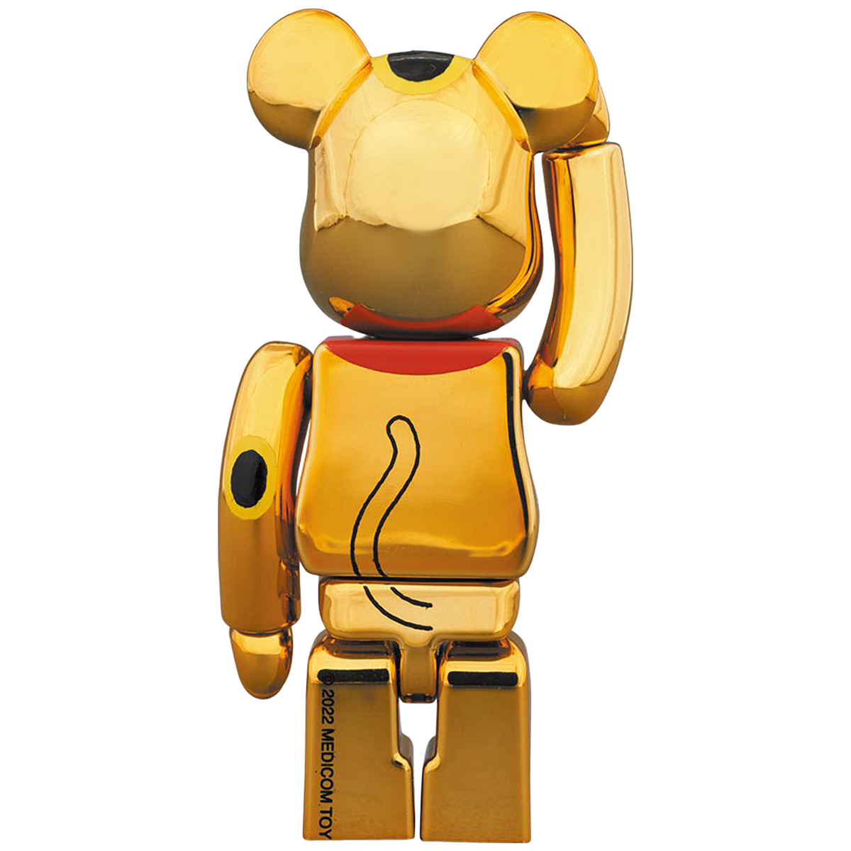BE@RBRICK Maneki Neko Gold Luck Gold Plated 3 100% 