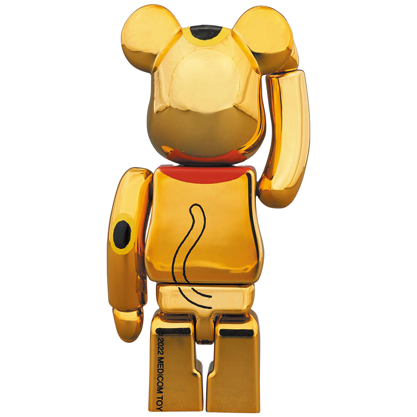 BE@RBRICK Maneki Neko Gold Luck Gold Plated 3 100% 