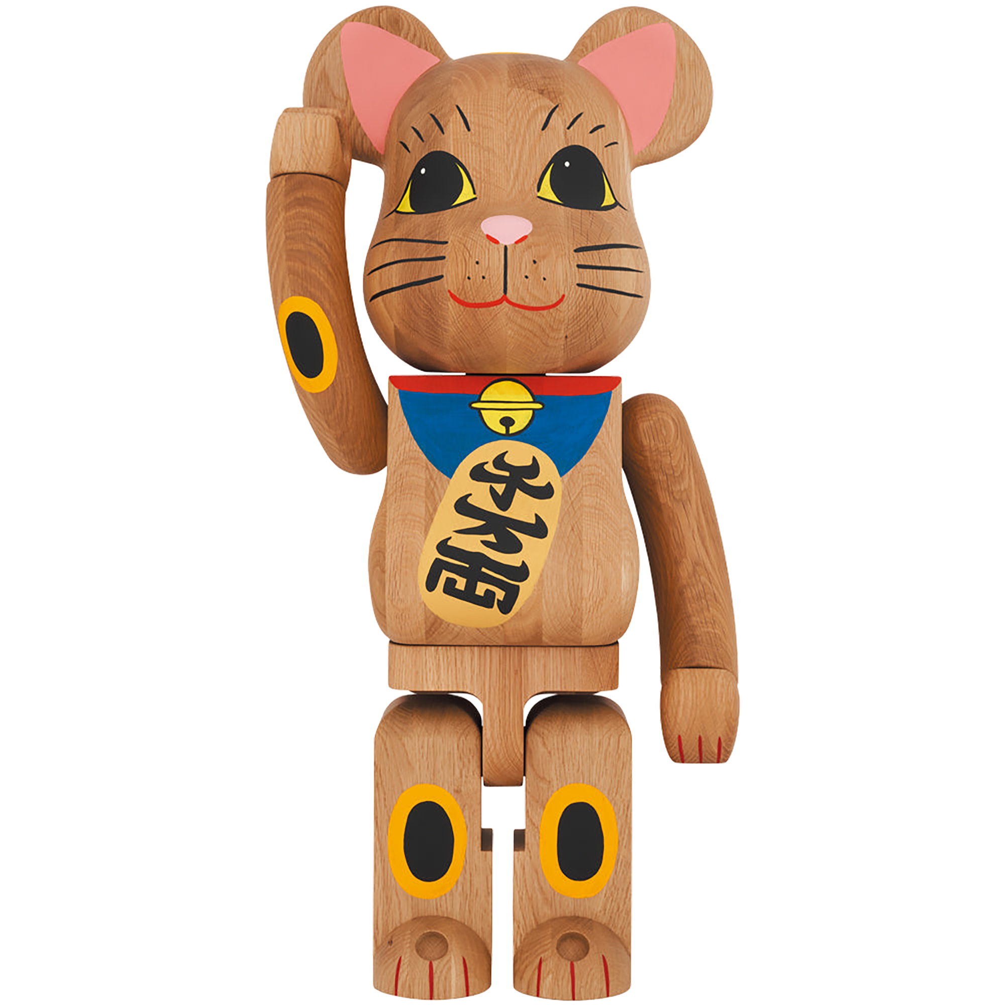 BE@RBRICK Karimoku 招财猫 1 蓝色 1000%