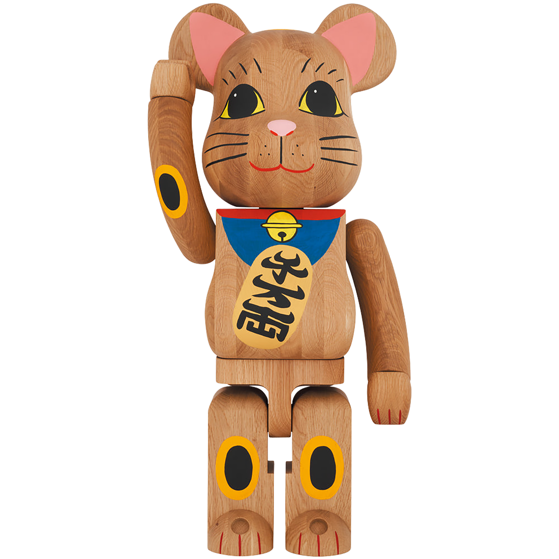 BE@RBRICK カリモク 招き猫 壱 青 1000％ | MEDICOM TOY OFFICIAL STORE