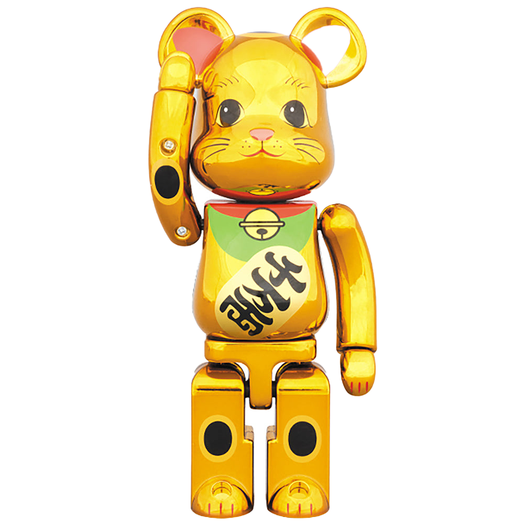 超合金 BE@RBRICK 招き猫 金メッキ