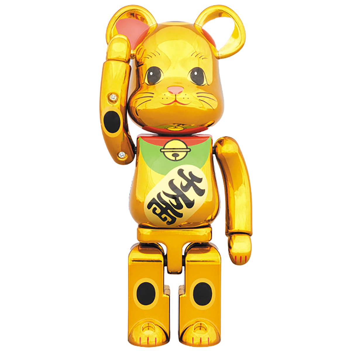 超合金 BE@RBRICK 招き猫 金メッキ