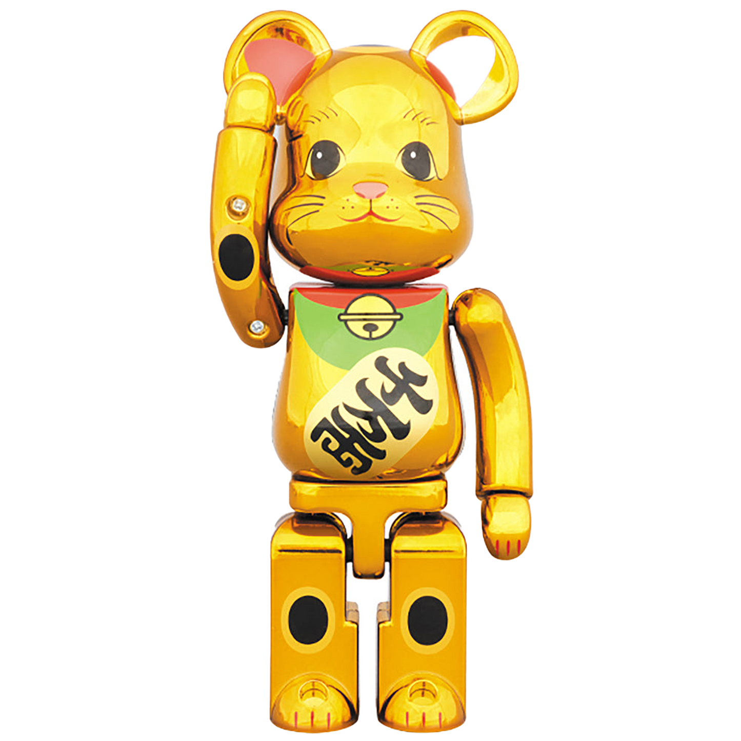 超合金 BE@RBRICK 招き猫 金メッキ