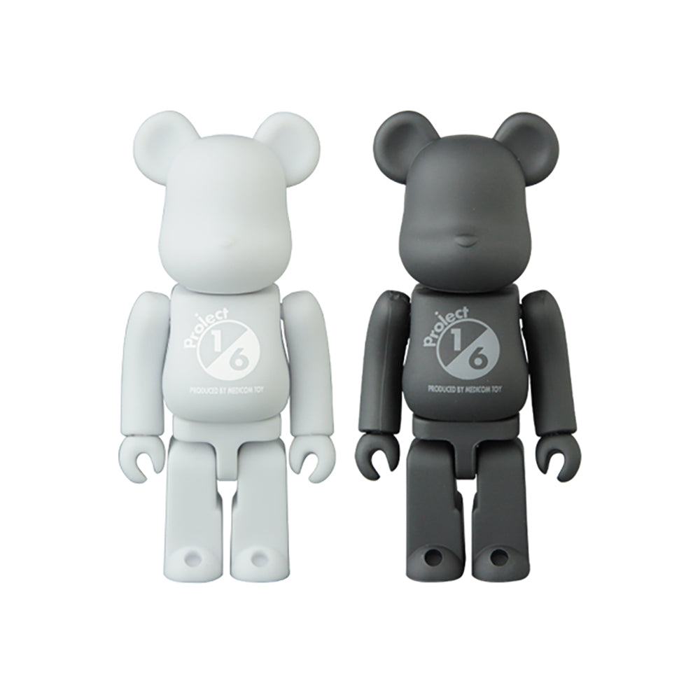 BE@RBRICK TONE ON TONE WHITE／BLACK_0