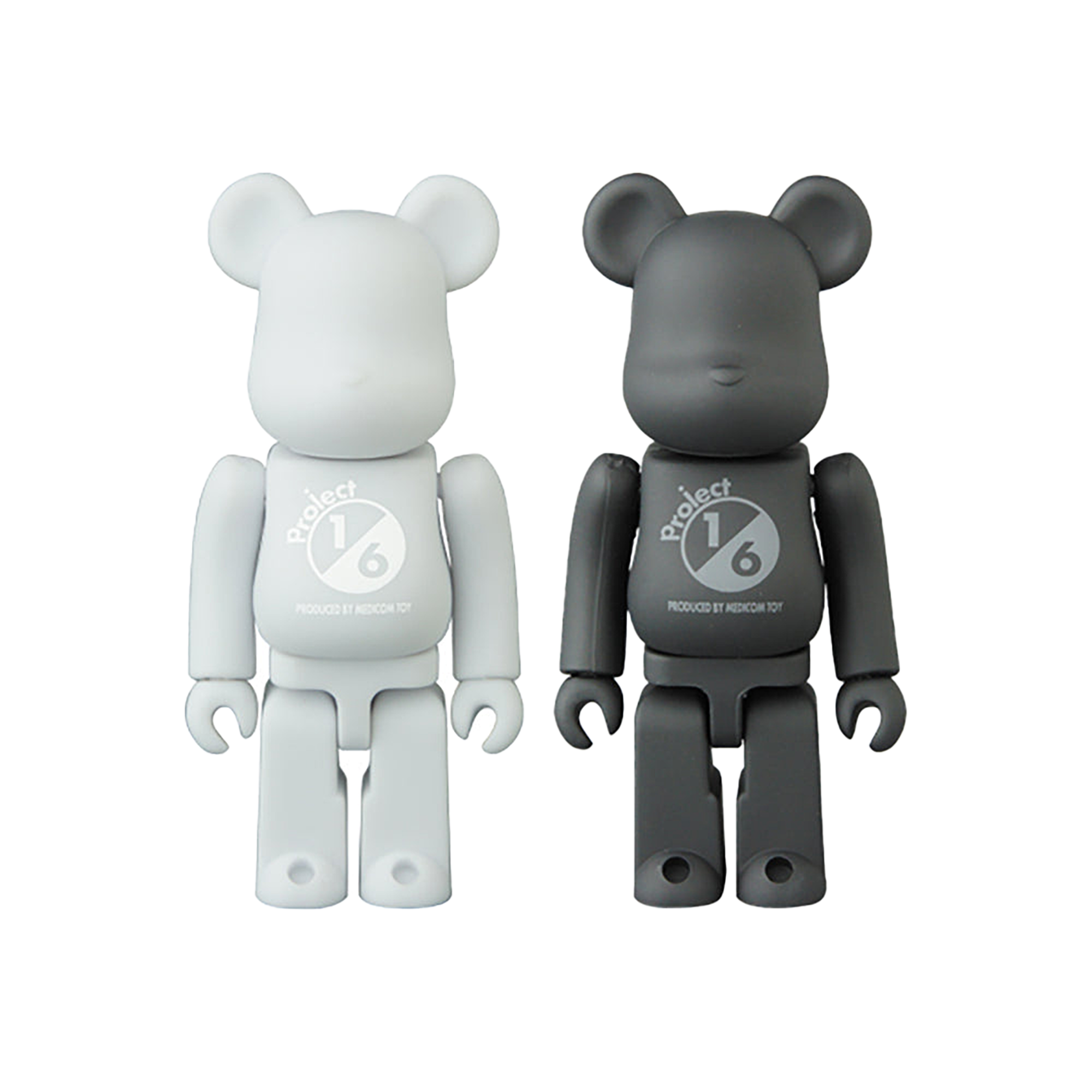 BE@RBRICK TONE ON TONE WHITE／BLACK